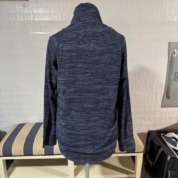 Kimes Womens Cowl Neck Top - X-Large Blue Kimes Ranch Apparel Western Brand - Picture 2 of 8